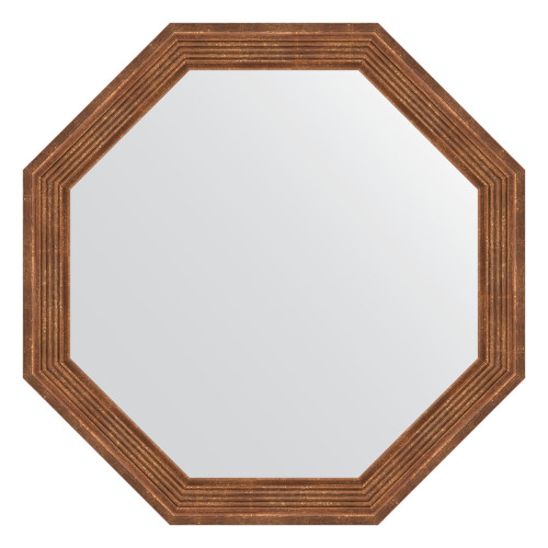 Зеркало настенное Octagon EVOFORM в багетной раме сухой тростник, 54х54 см, BY 3961