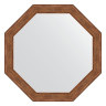 Зеркало настенное Octagon EVOFORM в багетной раме сухой тростник, 54х54 см, BY 3961