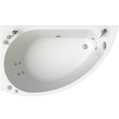 Акриловая ванна Radomir Wachter Бергамо 168x100 форсунки Хром