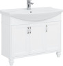 Тумба с раковиной Aquanet Валенса NEW 105 белый