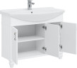 Тумба с раковиной Aquanet Валенса NEW 105 белый
