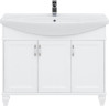 Тумба с раковиной Aquanet Валенса NEW 105 белый