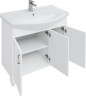 Тумба с раковиной Aquanet Валенса NEW 105 белый