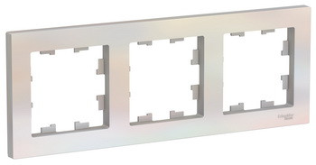 3-постовая РАМКА, универсальная, ЖЕМЧУГ Schneider Electric ATLASDESIGN ATN000403