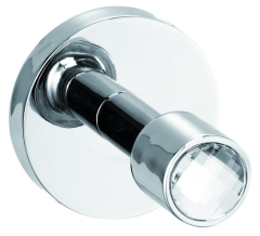 Sanibano Sahara, крючок одинарный, цвет хром-кристаллы Swarovski crystal