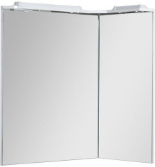 Зеркало Aquanet Корнер 88 R белый