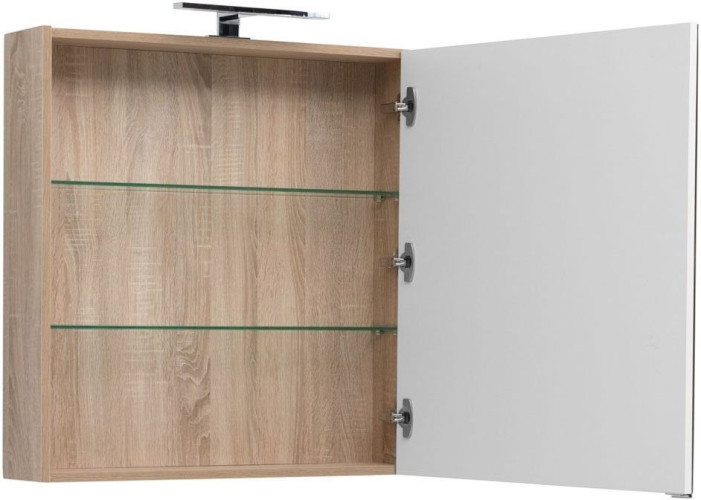 Зеркало-шкаф Aquanet Остин 75 дуб сонома