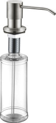 Дозатор для жидкого мыла Paulmark REIN, D002-NI, никель, Paulmark