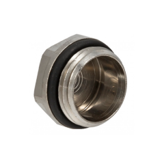 Заглушка Buderus G 1/2&quot;, латунь никелированная