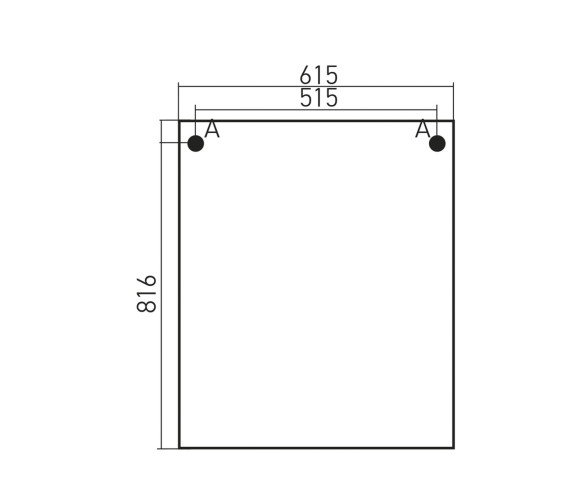 Зеркало без подсветки MIXLINE Диамант (531920)