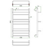 Полотенцесушитель ГРОТА VISTA 63/90
