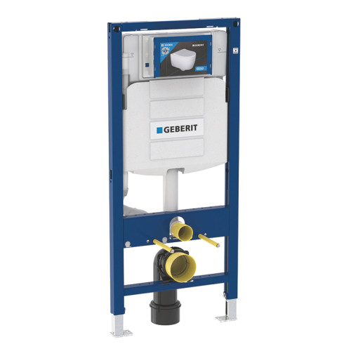 SET Geberit/Azario Teramo Подвесной унитаз AzarioTeramo Rimless с сиденьем микролифт + инсталляция Sigma с клавишей Sigma 30, цвет белый/хром глянец