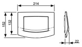 Кнопка смыва Tece Ambia 9240100 для унитаза