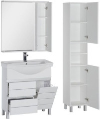 Мебель для ванной Aquanet Доминика 80 б\к белый