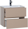 Тумба с раковиной Aquanet Алвита 60 капучино