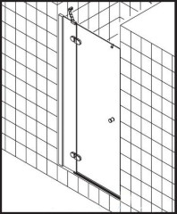 Душевая дверь Kermi Cuya XP CX SWR 09018VPK
