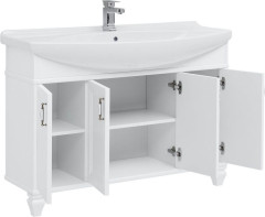 Тумба с раковиной Aquanet Валенса NEW 120 белый