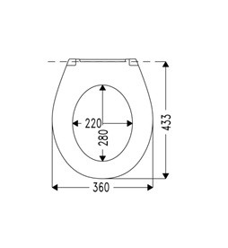 Крышка-сиденье для унитаза Haro Делфи крепление - микролифт с эксцентриком, белое (534202)