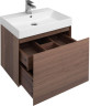 Тумба с раковиной Aquanet Нью-Йорк 60 орех
