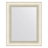 Зеркало настенное  EVOFORM в багетной раме белый с серебром, 41х51 см, BY 7625