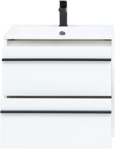 Тумба под раковину Aquanet Lino 60 белый матовый