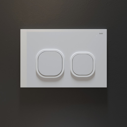 Клавиша смыва IDDIS белая Uniglass 001 (UNG01GWi77)