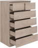 Комод Aquanet Сканди 800x480 Дуб эдгрейн (6 ящиков)