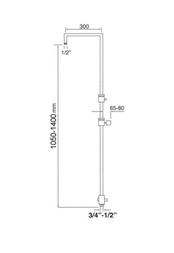 Душевая колонна Migliore Squadrata ML.SQR-36.263