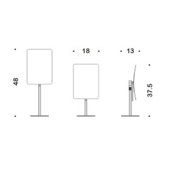 Косметическое зеркало Colombo Design Complementi B9753.0CR с увеличением