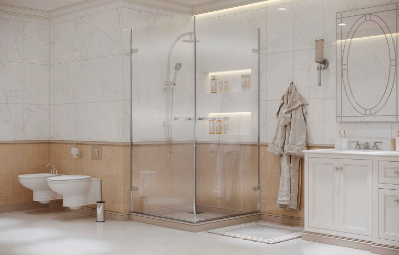 Душевое ограждение Ambassador Abner 10011105 (900x900x2000)