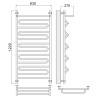 Полотенцесушитель Ника CURVE ЛZ ВП 120/60