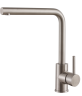 AQG INOX TREND, смеситель для кухни с прямым поворотным изливом цвет, нержавеющая сталь
