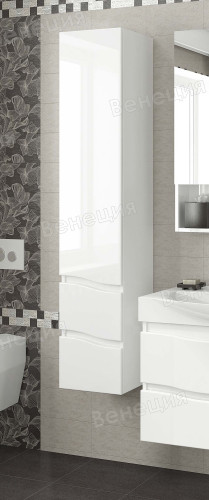 Пенал Венеция Forte 30 подвесной, белый