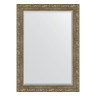 Зеркало настенное с фацетом EVOFORM в багетной раме виньетка античная латунь, 75х105 см, BY 3463
