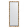 Зеркало настенное с фацетом EVOFORM в багетной раме прованс с плетением, 63х153 см, BY 3563