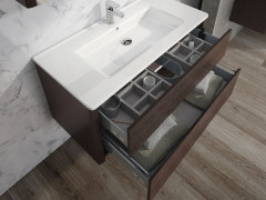 IBX, керамическая раковина 100 см, цвет белый