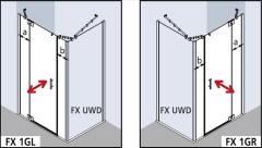 Душевая дверь Kermi Filia XP FX 1GL 14020VPK