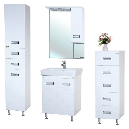 Зеркальный шкаф Bellezza Сиена 70 с подсветкой