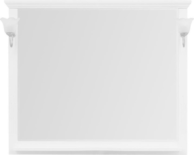 Зеркало Aquanet Лагуна 120 белый