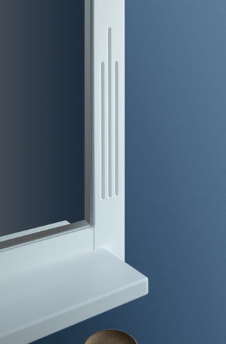 Зеркало Aquanet Лагуна 120 белый