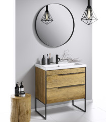 Подвесная тумба 80 см Aqwella FRG0108DB