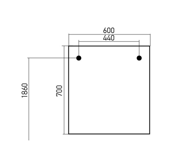 Зеркало MIXLINE Аврора-60  розеткой и выключателем (533844)