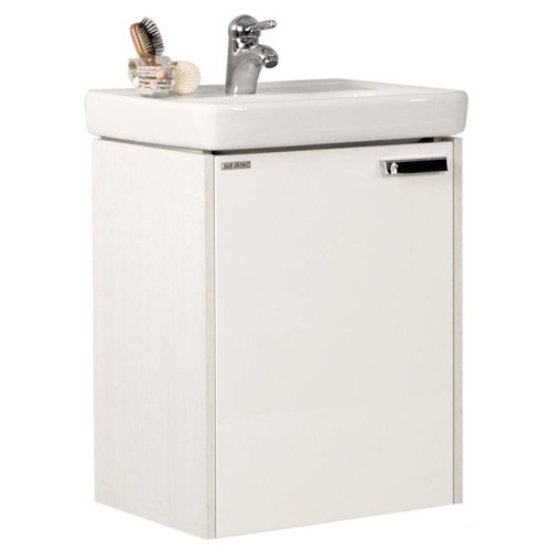 Тумба под раковину AQUATON Йорк 50М подвесная, белая (1A170901YOAY0)