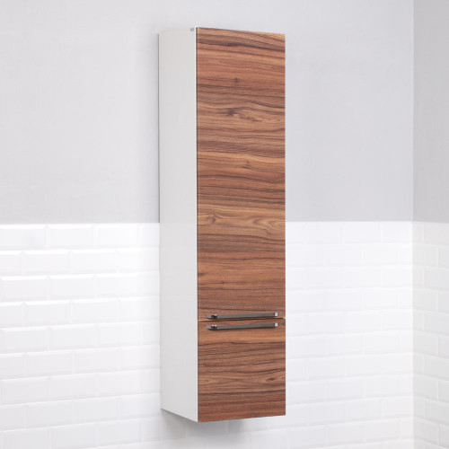 Пенал подвесной Итана Nature 1.0 40 (400х350х1550) правый, цвет тик (396902)