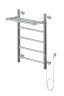Полотенцесушитель электрический Aquanet Mauro 60х50 Тэн справа , с полкой