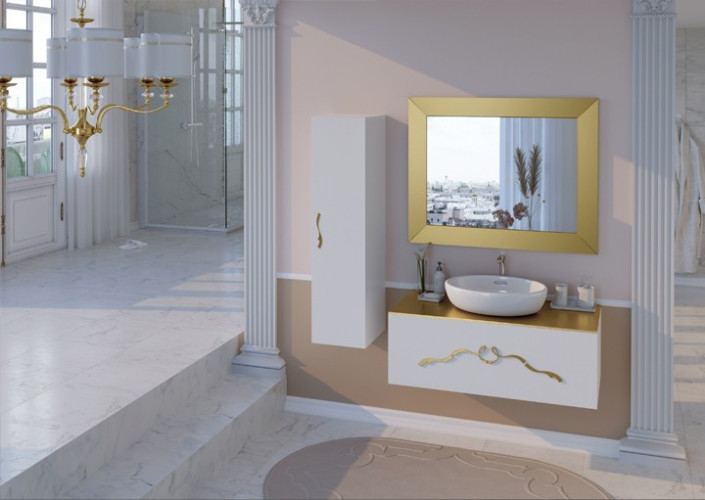 Шкаф пенал Bellezza Римини 35 подвесной