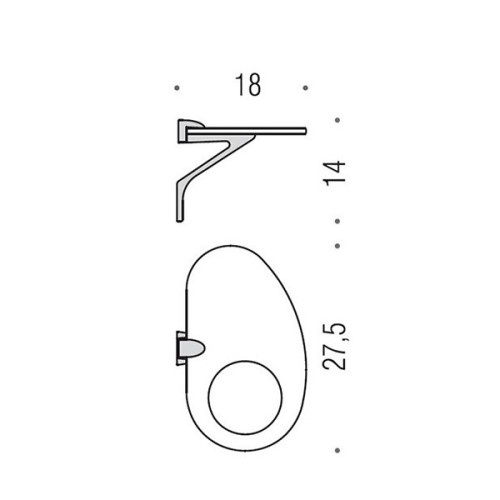 Мыльница Colombo Design Khala В1803.000