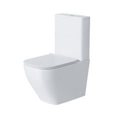 Унитаз Grossman Style GR-4453S (620*365*830) напольный БЕЗОБОДКОВЫЙ с тонкой крышкой