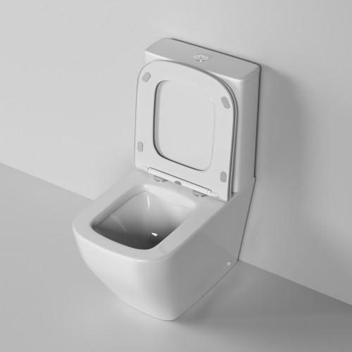 Унитаз Grossman Style GR-4453S (620*365*830) напольный БЕЗОБОДКОВЫЙ с тонкой крышкой