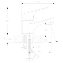 Смеситель Rossinka RS29-11